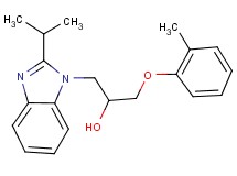 1-(2-isopropyl-1H-benzimidazol-1-yl)-3-(2-methylphenoxy)-2-propanol