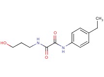 N-(4-ethylphenyl)-N'-(3-hydroxypropyl)ethanediamide