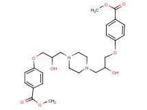 dimethyl 4,4'-{1,4-piperazinediylbis[(2-hydroxy-3,1-propanediyl)oxy]}dibenzoate