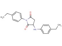 1-(4-ethylphenyl)-3-[(4-ethylphenyl)amino]-2,5-pyrrolidinedione