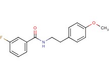 3-fluoro-N-[2-(4-methoxyphenyl)ethyl]benzamide