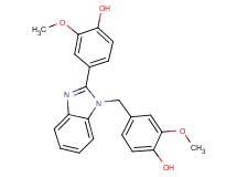 4-[1-(4-hydroxy-3-methoxybenzyl)-1H-benzimidazol-2-yl]-2-methoxyphenol
