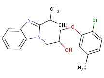 1-(2-chloro-5-methylphenoxy)-3-(2-isopropyl-1H-benzimidazol-1-yl)-2-propanol