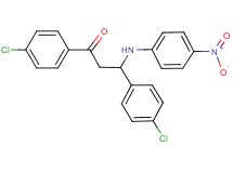 1,3-bis(4-chlorophenyl)-3-[(4-nitrophenyl)amino]-1-propanone