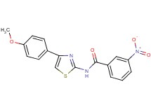 N-[4-(4-methoxyphenyl)-1,3-thiazol-2-yl]-3-nitrobenzamide