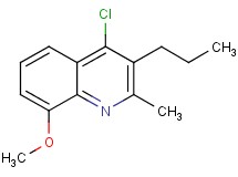 4-chloro-8-methoxy-2-methyl-3-propylquinoline