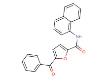 5-benzoyl-N-1-naphthyl-2-furamide