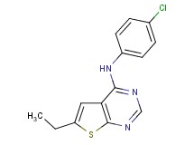 N-(4-chlorophenyl)-6-ethylthieno[2,3-d]pyrimidin-4-amine