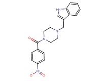 3-{[4-(4-nitrobenzoyl)-1-piperazinyl]methyl}-1H-indole