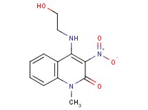 4-[(2-hydroxyethyl)amino]-1-methyl-3-nitro-2(1H)-quinolinone