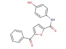 5-benzoyl-N-(4-hydroxyphenyl)-2-furamide