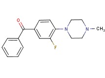 [3-fluoro-4-(4-methyl-1-piperazinyl)phenyl](phenyl)methanone