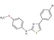 4-(4-bromophenyl)-N-(4-methoxyphenyl)-1,3-thiazol-2-amine