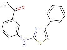 1-{3-[(4-phenyl-1,3-thiazol-2-yl)amino]phenyl}ethanone hydrobromide