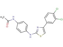 N-(4-{[4-(3,4-dichlorophenyl)-1,3-thiazol-2-yl]amino}phenyl)acetamide