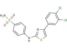 4-{[4-(3,4-dichlorophenyl)-1,3-thiazol-2-yl]amino}benzenesulfonamide