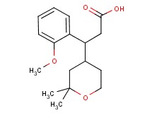 3-(2,2-dimethyltetrahydro-2H-pyran-4-yl)-3-(2-methoxyphenyl)propanoic acid