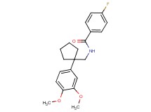 N-{[1-(3,4-dimethoxyphenyl)cyclopentyl]methyl}-4-fluorobenzamide