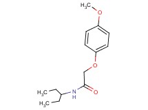 N-(1-ethylpropyl)-2-(4-methoxyphenoxy)acetamide