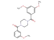 1-(3,5-dimethoxybenzoyl)-4-(3-methoxybenzoyl)piperazine