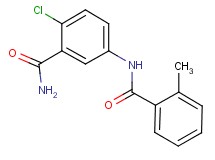 2-chloro-5-[(2-methylbenzoyl)amino]benzamide