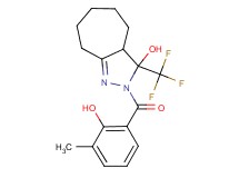 2-(2-hydroxy-3-methylbenzoyl)-3-(trifluoromethyl)-2,3,3a,4,5,6,7,8-octahydrocyclohepta[c]pyrazol-3-ol