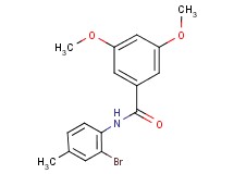 N-(2-bromo-4-methylphenyl)-3,5-dimethoxybenzamide