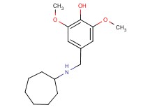 4-[(cycloheptylamino)methyl]-2,6-dimethoxyphenol ethanedioate (salt)