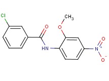 3-chloro-N-(2-methoxy-4-nitrophenyl)benzamide