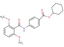 cyclohexyl 4-[(2,6-dimethoxybenzoyl)amino]benzoate