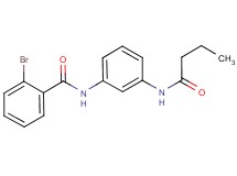 2-bromo-N-[3-(butyrylamino)phenyl]benzamide