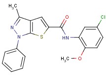 N-(5-chloro-2-methoxyphenyl)-3-methyl-1-phenyl-1H-thieno[2,3-c]pyrazole-5-carboxamide