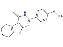 2-(4-methoxyphenyl)-5,6,7,8-tetrahydro[1]benzothieno[2,3-d]pyrimidin-4(3H)-one