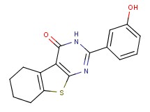 2-(3-hydroxyphenyl)-5,6,7,8-tetrahydro[1]benzothieno[2,3-d]pyrimidin-4(3H)-one