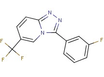 3-(3-fluorophenyl)-6-(trifluoromethyl)[1,2,4]triazolo[4,3-a]pyridine