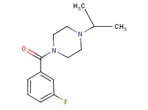 1-(3-fluorobenzoyl)-4-isopropylpiperazine oxalate