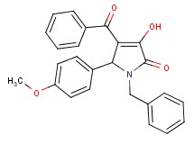 4-benzoyl-1-benzyl-3-hydroxy-5-(4-methoxyphenyl)-1,5-dihydro-2H-pyrrol-2-one