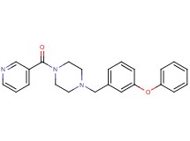 1-(3-phenoxybenzyl)-4-(3-pyridinylcarbonyl)piperazine oxalate