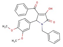 4-benzoyl-1-benzyl-5-(3,4-dimethoxyphenyl)-3-hydroxy-1,5-dihydro-2H-pyrrol-2-one
