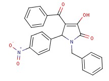 4-benzoyl-1-benzyl-3-hydroxy-5-(4-nitrophenyl)-1,5-dihydro-2H-pyrrol-2-one
