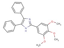 4,5-diphenyl-2-(3,4,5-trimethoxyphenyl)-1H-imidazole