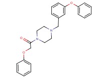 1-(phenoxyacetyl)-4-(3-phenoxybenzyl)piperazine