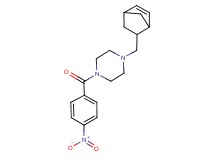 1-(bicyclo[2.2.1]hept-5-en-2-ylmethyl)-4-(4-nitrobenzoyl)piperazine