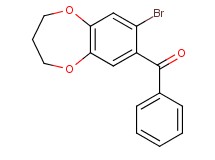 (8-bromo-3,4-dihydro-2H-1,5-benzodioxepin-7-yl)(phenyl)methanone