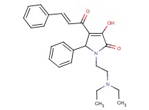 4-cinnamoyl-1-[2-(diethylamino)ethyl]-3-hydroxy-5-phenyl-1,5-dihydro-2H-pyrrol-2-one