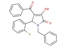 4-benzoyl-1-benzyl-5-(2-fluorophenyl)-3-hydroxy-1,5-dihydro-2H-pyrrol-2-one