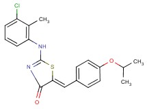 2-[(3-chloro-2-methylphenyl)amino]-5-(4-isopropoxybenzylidene)-1,3-thiazol-4(5H)-one