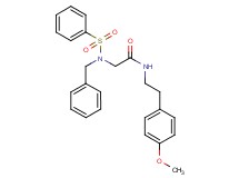 N~2~-benzyl-N~1~-[2-(4-methoxyphenyl)ethyl]-N~2~-(phenylsulfonyl)glycinamide