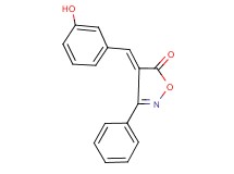 4-(3-hydroxybenzylidene)-3-phenyl-5(4H)-isoxazolone