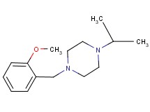 1-isopropyl-4-(2-methoxybenzyl)piperazine